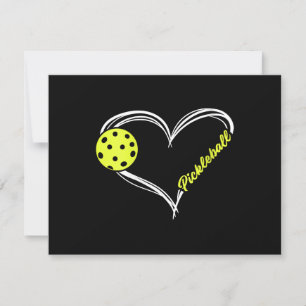 Cartão RSVP Mulheres Adoram Pickleball - jogo de picleball fof