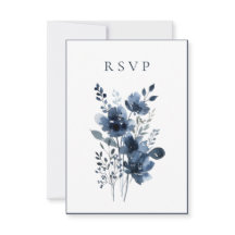 Navy Blue Botanical Wedding