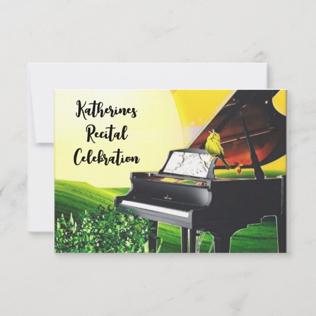 CARTÃO RSVP O CANÁRIO DO SOL! (Frente)