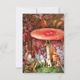 Cartão RSVP O intruso John Anster Fitzgerald