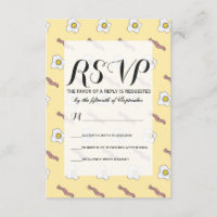 Ovos e Bacon Breakfast Foodie Padrão Engraçado