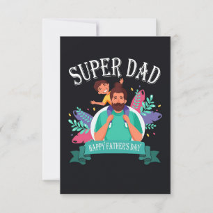 Cartão RSVP Padre Gift Super Pai