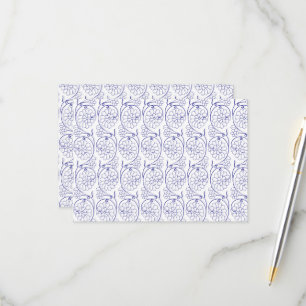 Cartão RSVP Papel branco de embrulho com uma parte sutil e rep