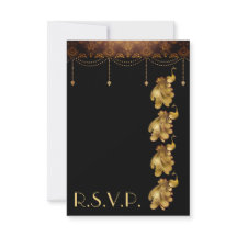 Peacocks ouros, Casamento em Deco Egípcio