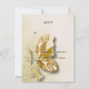 Cartão RSVP Pearl fantasia Art