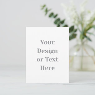 Cartão RSVP Personalizável Seu Design ou Texto Aqui Personaliz