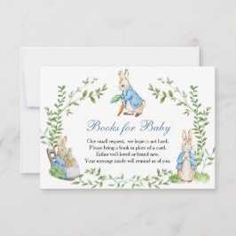 Cartão RSVP Peter Rabbit Garden Books Para Bebê
