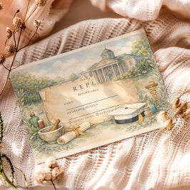 Cartão RSVP Pharmacy School Graduation Celebration