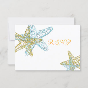 Cartão RSVP PixDezines 4,25"x5,5" rsvp, estrelas para 5x7