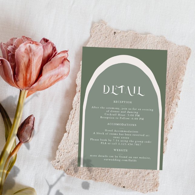 Cartão RSVP Placa de gabinete detalhado maluca agora (Criador carregado)