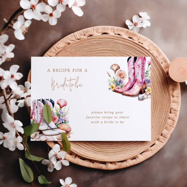 Cartão RSVP Placa de receptáculo de Chá de panela de vaqueira  (Criador carregado)