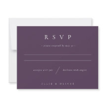 Plum Purple Boho I Wedn Modern