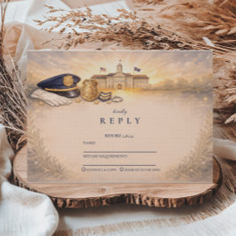 Cartão RSVP Police Academy Honors Graduation Event