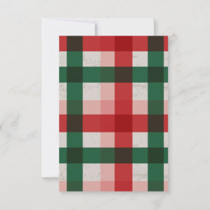 Cartão RSVP Presente de Natal