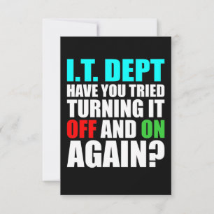 Cartão RSVP Programador de software técnico para computador do