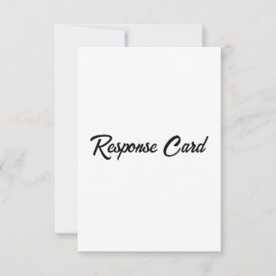 Cartão RSVP Promoção Empresarial Simples 3.5" x 5"