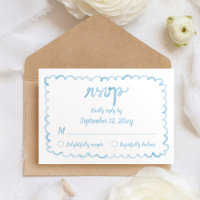 Quadro Azul Claro Ilustrado Mão Branca