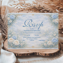 Quinceañera Floral Azul Dourado Jardim