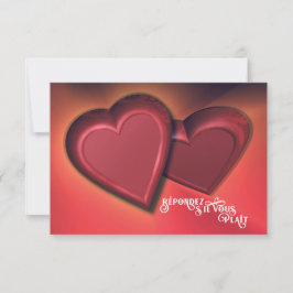 Cartão RSVP Répondez sil vous Plait