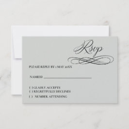 Cartão RSVP Response Card