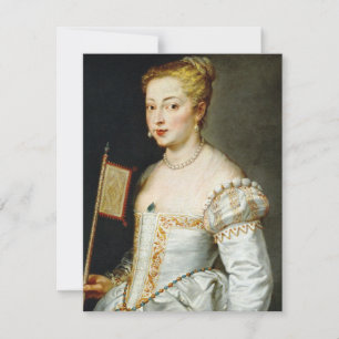 Cartão RSVP Retrato de uma Senhora de Peter Paul Rubens