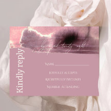 Rosa de Mauve Dusty moderno e simples