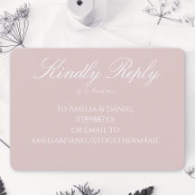 Rosa e Branco minimalistas