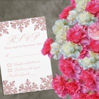 Rosa rosa rosa Dourada Floco de neve Winter Sweet 