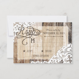 Cartão RSVP Russo de Locação de Madeira Ocidental