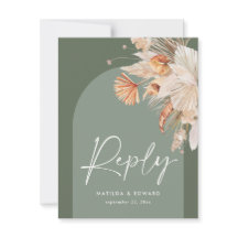 Rustic Sage Green Pampas Grass Modern em tendência