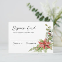 Rústico floral vermelho e verde