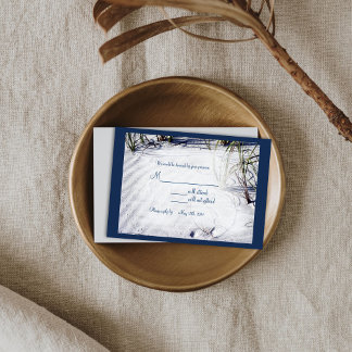 Cartão RSVP Sandy Beach Wedding RSVP02