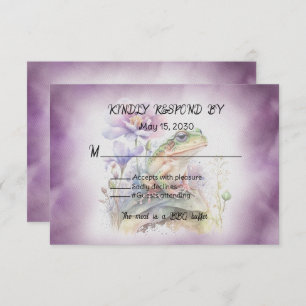 Cartão RSVP Sapo Wedding