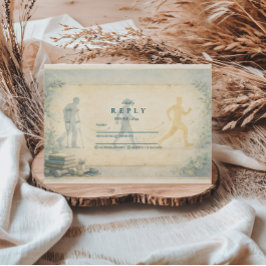 Cartão RSVP Scholarly Physical Therapy Graduation