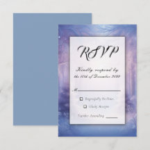 Serenata de queda de neve lavanda de inverno