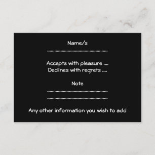 Cartão RSVP Silverback Gorilla Cartoon