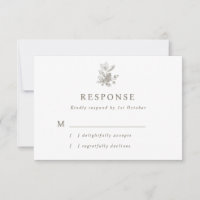 Simples Casamento outono Acorn & Pinecone