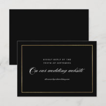 Site de Casamento Clássico Elegante em Dourado