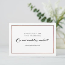Site de Casamento Clássico Elegante em Rosa Dourad