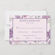 Soft Pink and Purple Lilac Floral Wedding