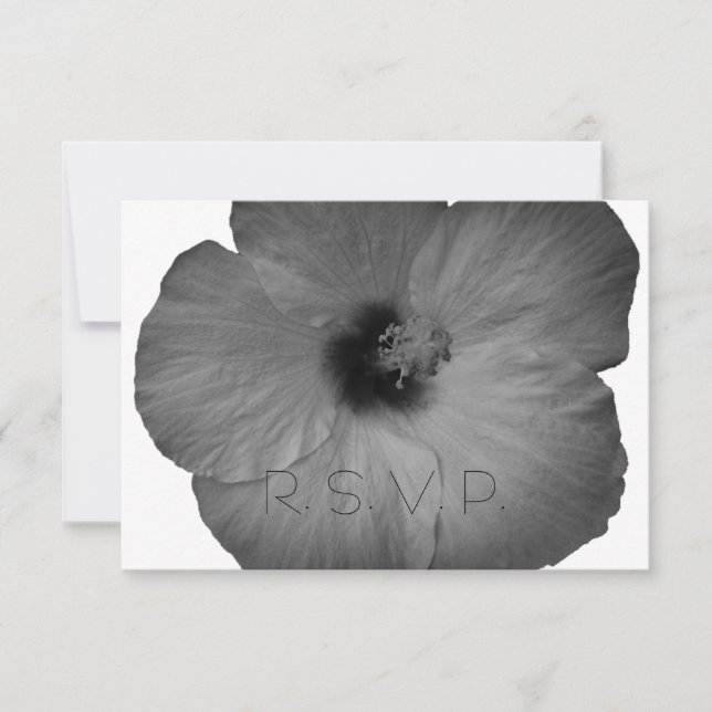 Cartão RSVP Sonhos do Havaí (Frente)