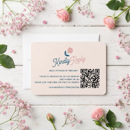 Cartão RSVP Spring Pastel Petals Response Card