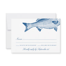 Tema de pesca de robalo estriado Casamento elegant
