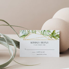 Cartão RSVP Terrarium