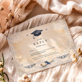 Cartão RSVP U.S. Air Force Graduation Party