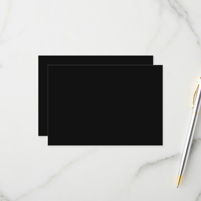 Cartão RSVP uma foto em preto e branco (Frente/Verso In Situ)