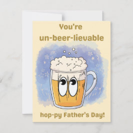 Cartão RSVP un-cervejable - Limited Dia de os pais Edition