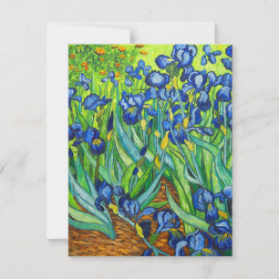 Cartão RSVP Van Gogh Irises