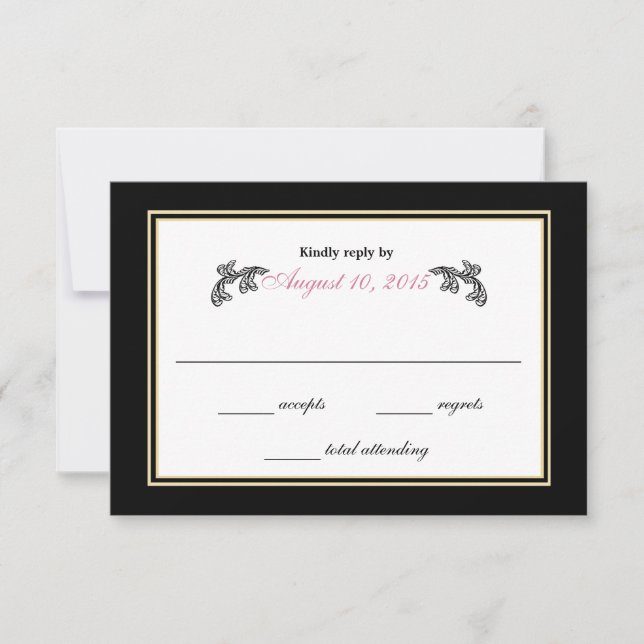 Cartão RSVP Veja quem é o vice-presidente de aniversário (Frente)