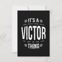 Victor Personalised Name Birthday Gift